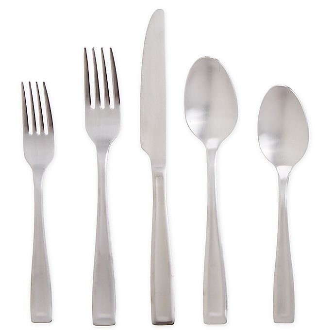 slide 1 of 1, SALT Satin Flatware Set, 20 ct