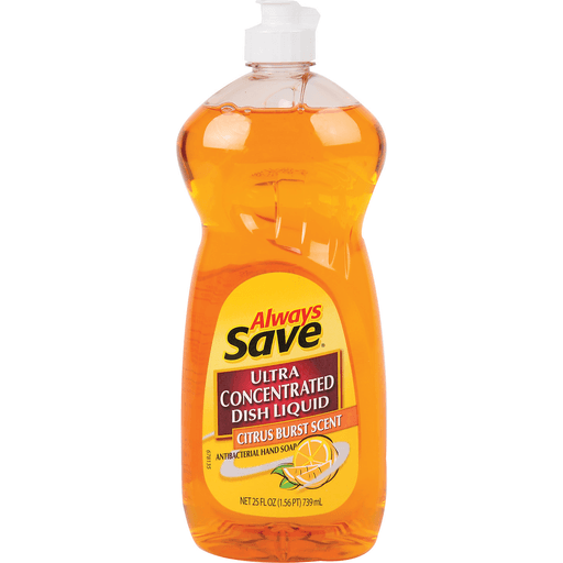 slide 1 of 1, Always Save Ultra Concentrated Dish Liquid - Citrus Burst Scent, 25 fl oz