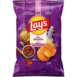Lay's All Dressed Potato Chips - 7.75oz