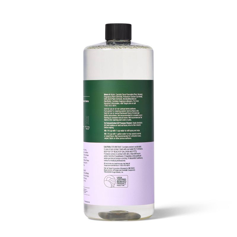 slide 4 of 4, Lavender & Bergamot Ultra-Concentrated All Purpose Cleaner - 32 fl oz - Everspring™, 32 fl oz