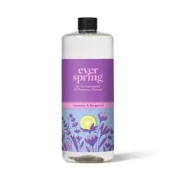 Lavender & Bergamot Ultra-Concentrated All Purpose Cleaner - 32 fl oz - Everspring™