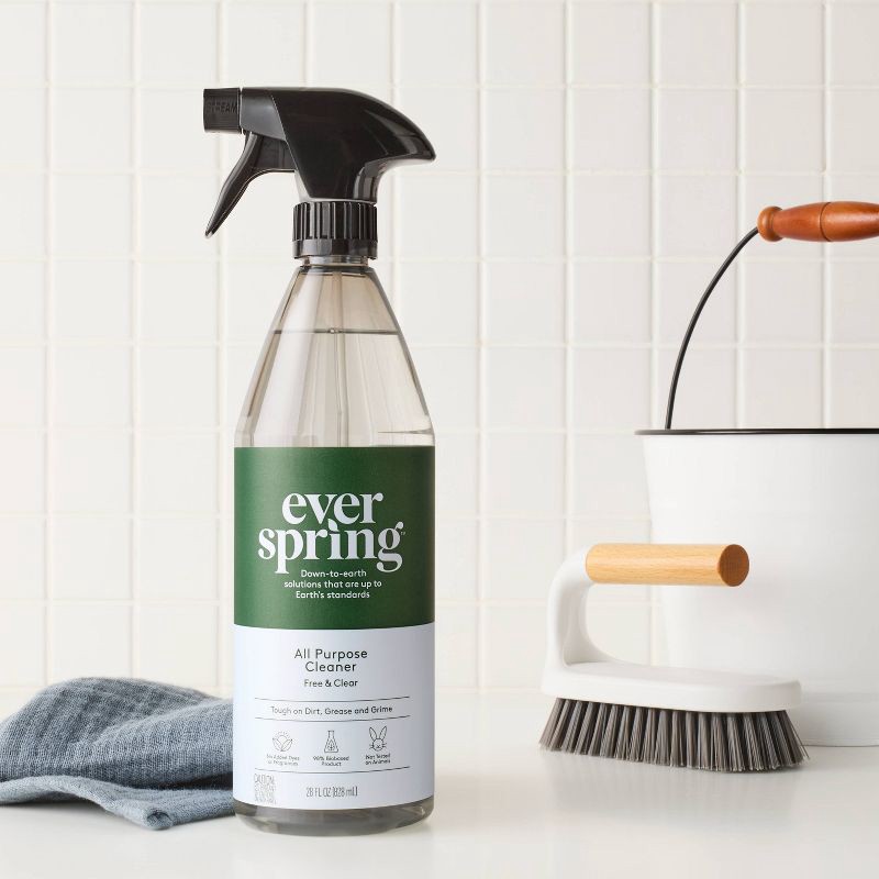slide 2 of 4, Unscented Free & Clear All Purpose Cleaner - 28 fl oz - Everspring™, 28 fl oz