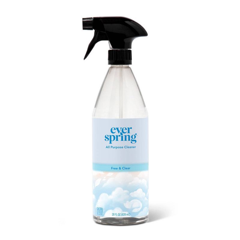 slide 1 of 4, Unscented Free & Clear All Purpose Cleaner - 28 fl oz - Everspring™, 28 fl oz