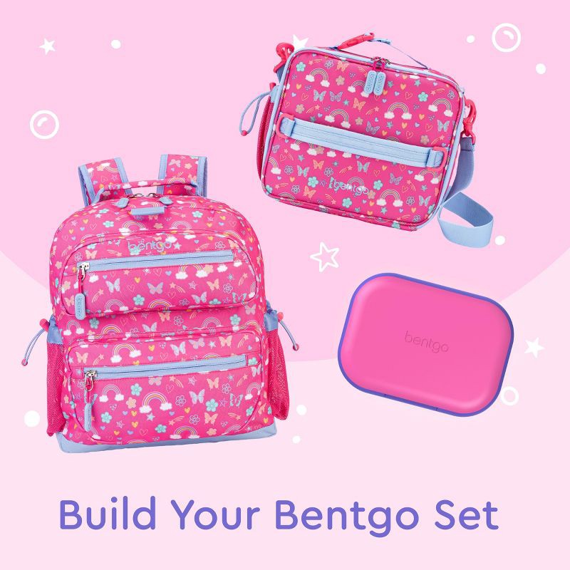 slide 7 of 7, Bentgo Kids' Chill Leak-Proof Lunch Bento Box - Electric Pink: Solid Pattern, Ages 3-7, 1 ct