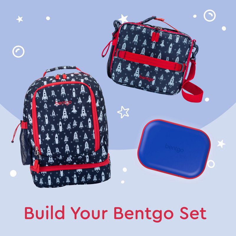 slide 7 of 7, Bentgo Kids' Chill Leak-Proof Lunch Bento Box - Royally Blue: Storage Container, Ages 3-7, 1 ct