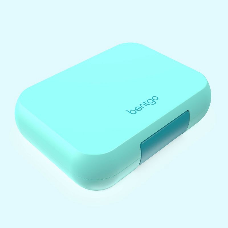 slide 3 of 6, Bentgo Fresh Pop Lunch Bento Box - Aqua/Green: Leakproof Plastic Container for Kids, 1 ct