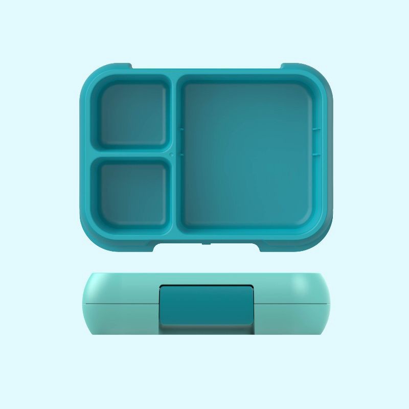 slide 6 of 6, Bentgo Fresh Pop Lunch Bento Box - Aqua/Green: Leakproof Plastic Container for Kids, 1 ct