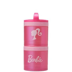 Whiskware Stackable 2pc Food Storage Jar Snack Pack - Barbie: Kids Snack Container