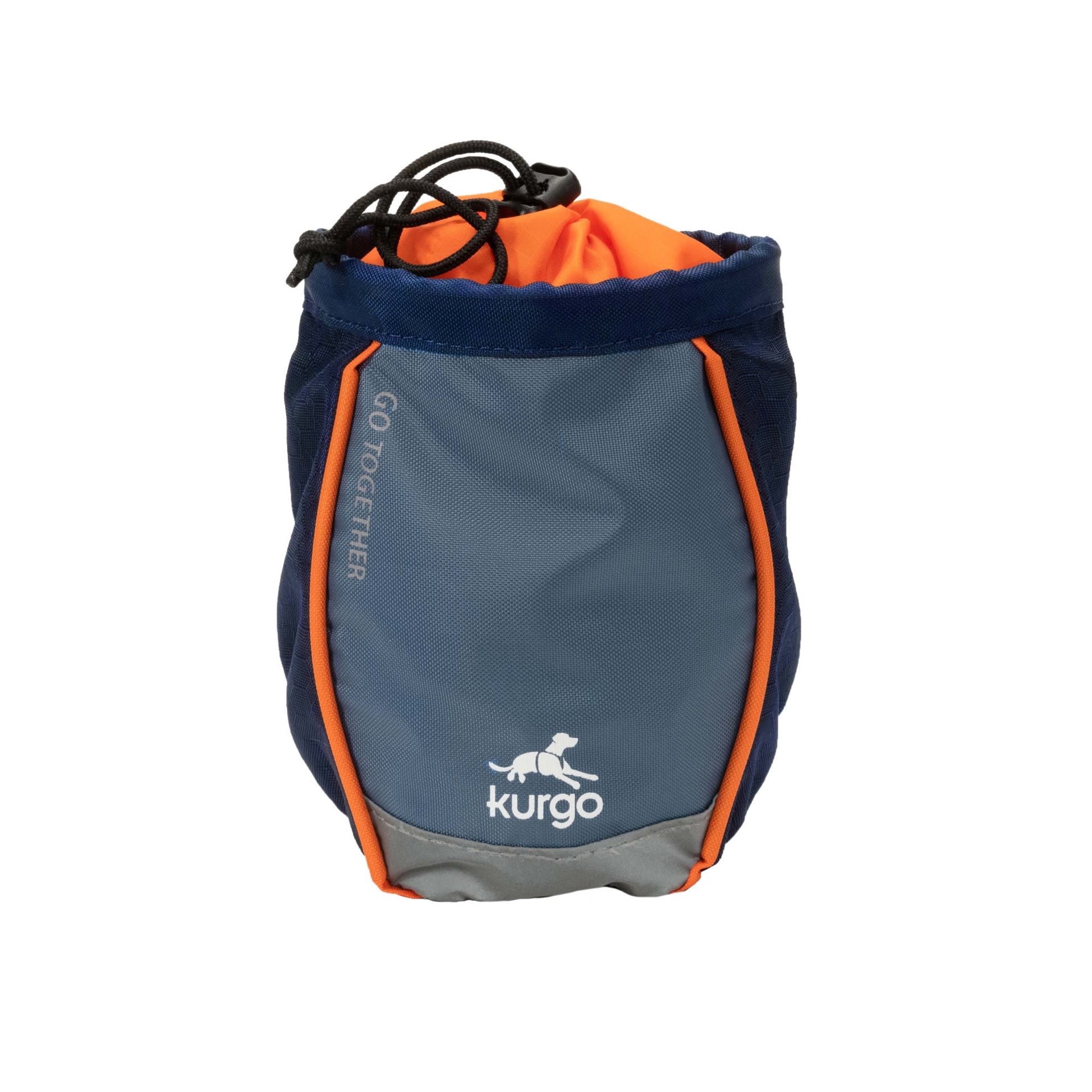 slide 1 of 1, Kurgo Navy Blue Go Stuff It Treat Bag for Dogs, 1 ct