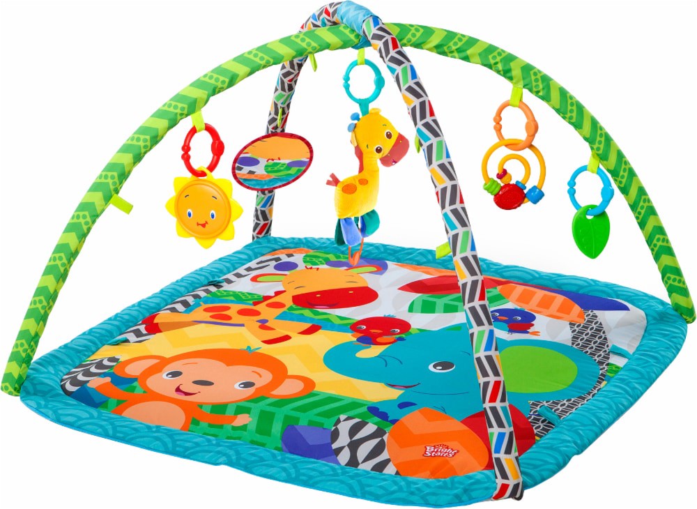 slide 1 of 4, Bright Starts Zippy Zoo Infant Activity Gym - Multi, 1 ct