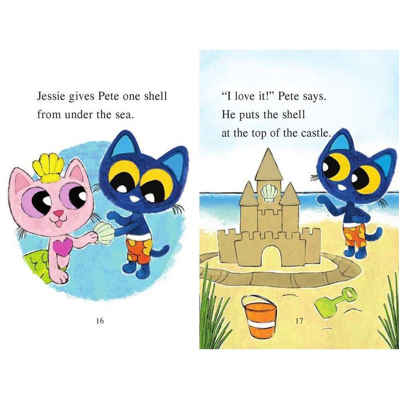 slide 4 of 8, Harper Collins Pete the Kitty and the Mermaid's Sandcastle - (My First I Can Read) by James Dean & Kimberly Dean (Paperback), 1 ct