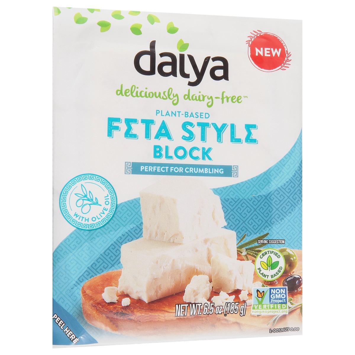 slide 9 of 9, Daiya Dairy Free Feta Cheese Block - 6.5 oz, 6.5 oz