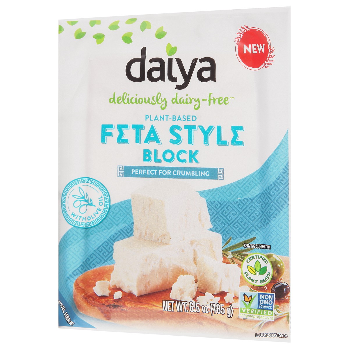 slide 6 of 9, Daiya Dairy Free Feta Cheese Block - 6.5 oz, 6.5 oz