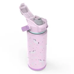 Fanciful Unicorn Antimicrobial Stainless Steel Double Wall Vacuum Beacon Bottle