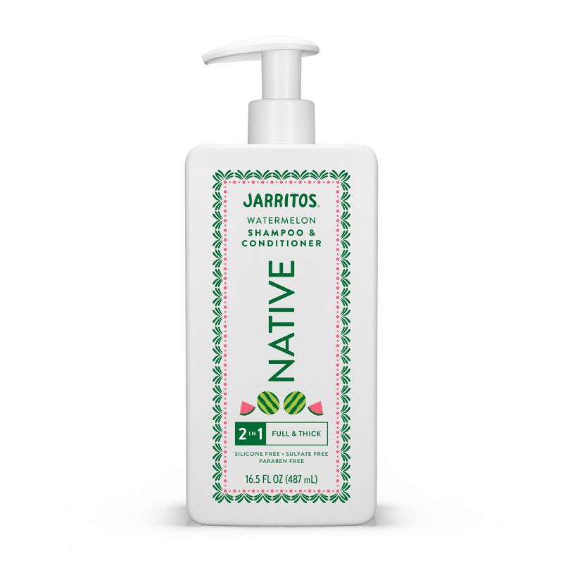 slide 1 of 7, Native Limited Edition Jarritos Watermelon Full & Thick 2-in-1 Shampoo and Conditioner - 16.5 fl oz, 16.5 fl oz