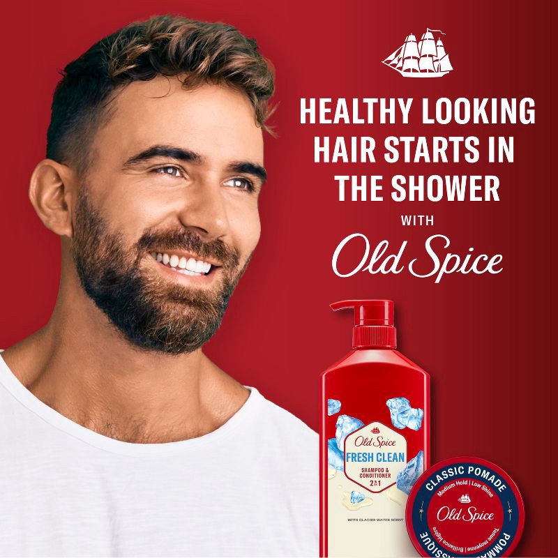 slide 7 of 9, Old Spice 2-in-1 Shampoos and Conditioner - Fresh Clean - 21.9 fl oz, 21.9 fl oz