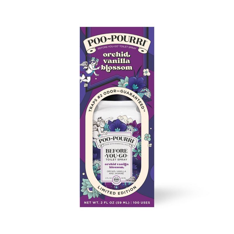 slide 2 of 16, Poo-Pourri Orchid Vanilla Blossom Toilet Spray 2 fl oz, 2 fl oz