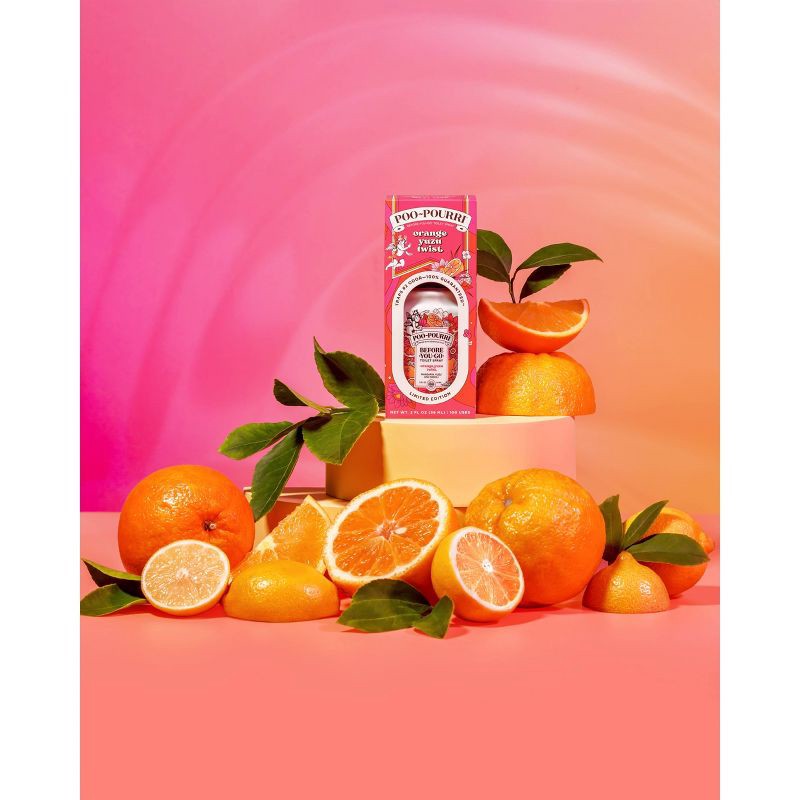 slide 2 of 15, Poo-Pourri 2 fl oz Yuzu Twist Toilet Spray Orange, 2 fl oz