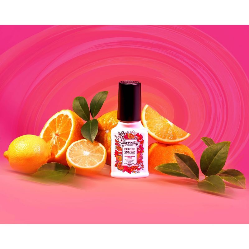 slide 4 of 15, Poo-Pourri 2 fl oz Yuzu Twist Toilet Spray Orange, 2 fl oz