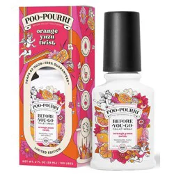 Poo-Pourri 2 fl oz Yuzu Twist Toilet Spray Orange