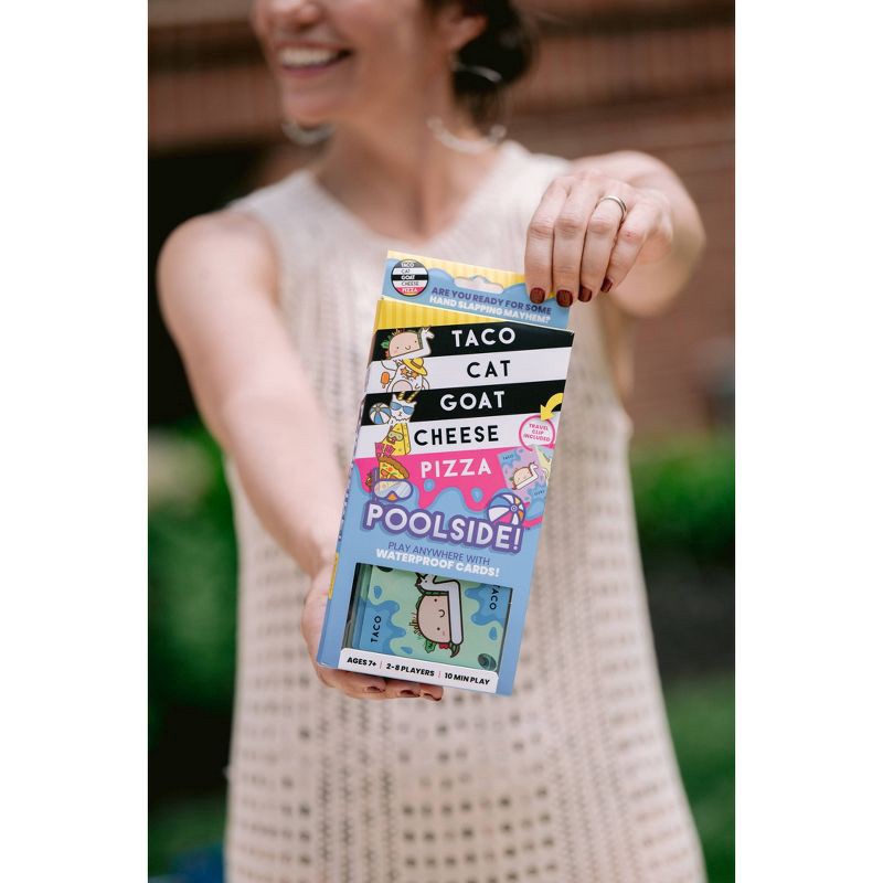 slide 5 of 10, Dolphin Hat Games Taco Cat Goat Cheese Pizza Poolside Edition Card Game: Creative Thinking Party Game, 1 ct