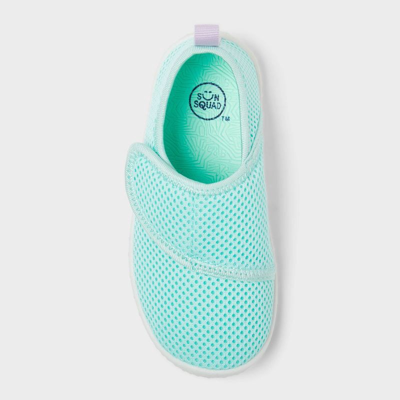 slide 3 of 4, Toddler Hartley Water Shoes - Sun Squad™ Green 5-6: Hook & Loop, Breathable, Textured Outsole, 1 ct