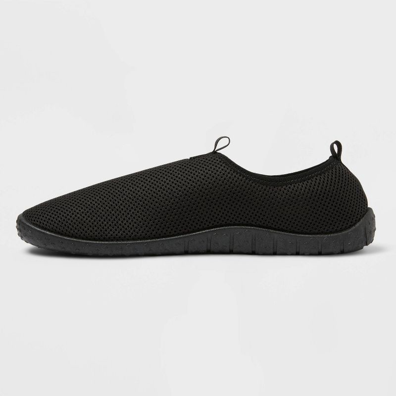 slide 2 of 4, Men's Thach Water Shoes - Sun Squad™ Black 9-10: Slip-On, Breathable Upper, Textured Outsole, Recycled Polyester, 1 ct