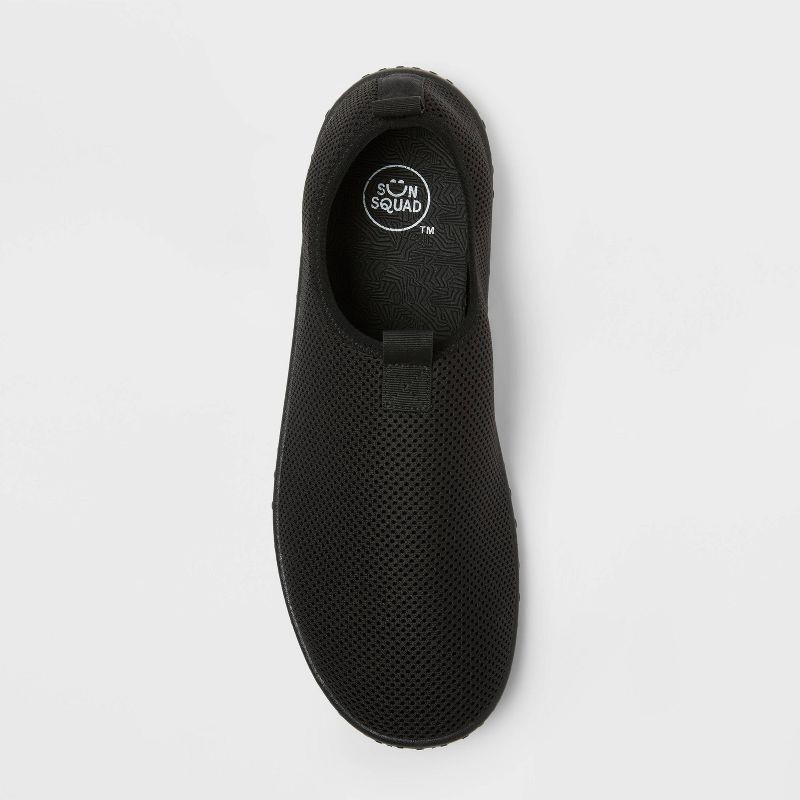 slide 3 of 4, Men's Thach Water Shoes - Sun Squad™ Black 9-10: Slip-On, Breathable Upper, Textured Outsole, Recycled Polyester, 1 ct
