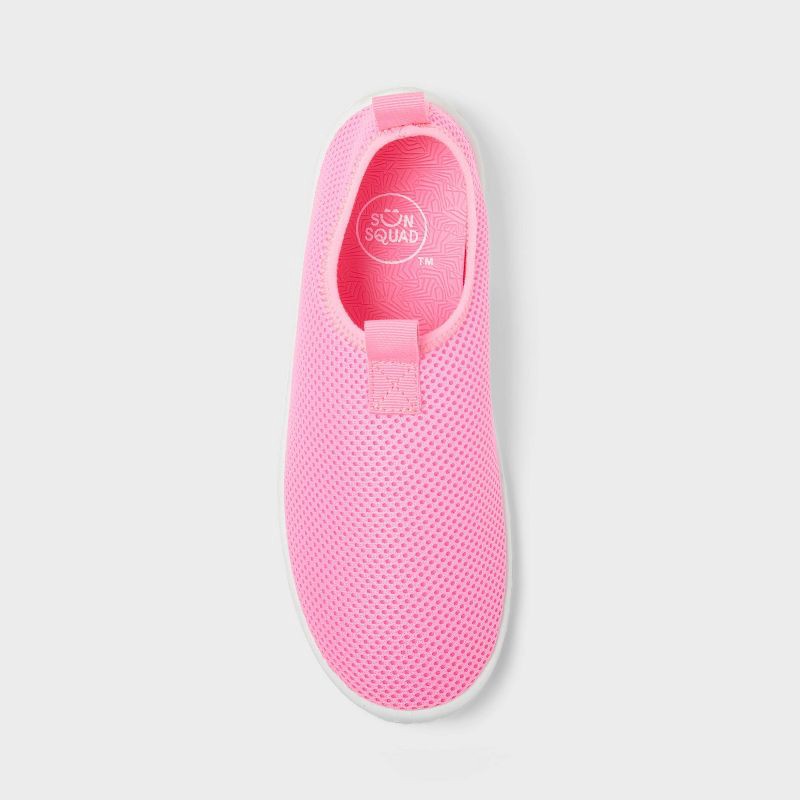 slide 3 of 4, Women's Allyson Water Shoes - Sun Squad™ Pink 5-6: Slip-On, Breathable Upper, Textured Outsole, Recycled Polyester, 1 ct