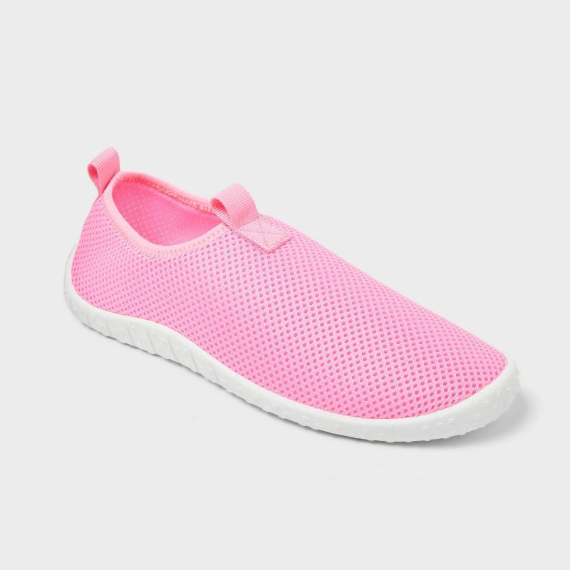 slide 1 of 4, Women's Allyson Water Shoes - Sun Squad™ Pink 9-10: Slip-On, Breathable Upper, Textured Outsole, 1 ct