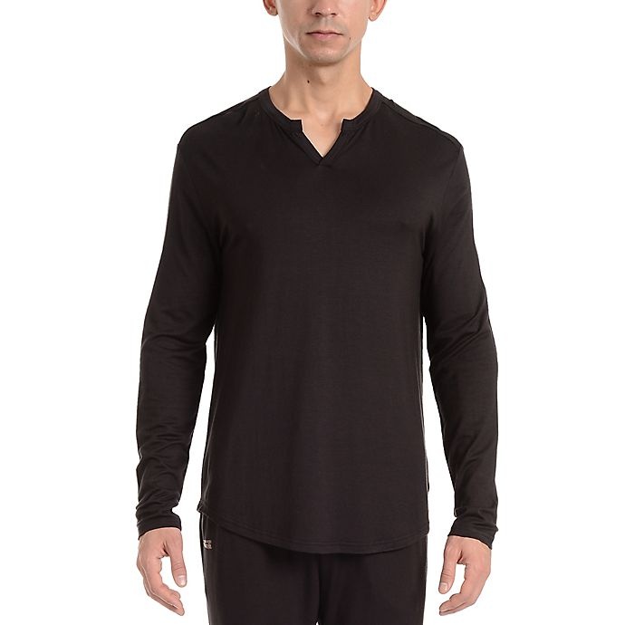 slide 1 of 4, Copper Fit Essential Small/Medium Men's Sleep Shirt - Onyx, 1 ct