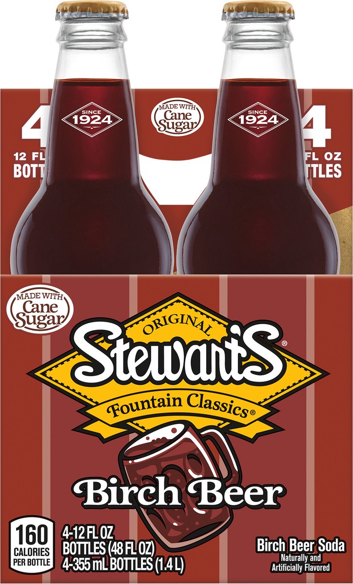 slide 9 of 9, Stewart's Birch Beer Made with Sugar- 4 ct, 4 ct