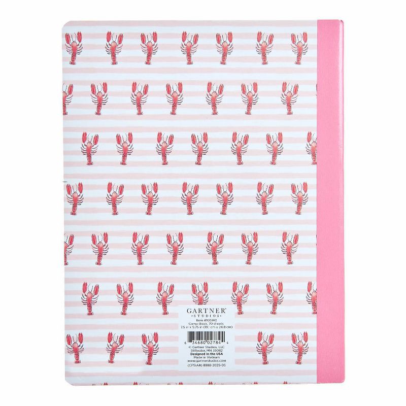 slide 3 of 3, Gartner Studios Country Club E: Pink- Stripes & Red Lobsters Comp Book, 1 ct