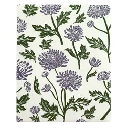 Decomposition Book 2 Pocket Plastic Folder Chrysanthemums, School Supplies