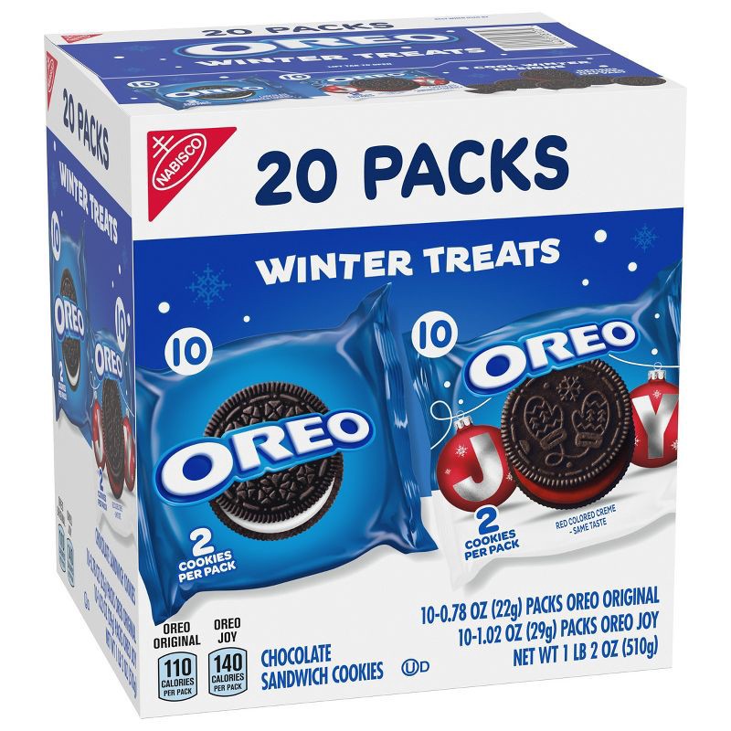 slide 9 of 14, Oreo Holiday Multipack Cookies - 18oz/20ct, 18 oz, 20 ct