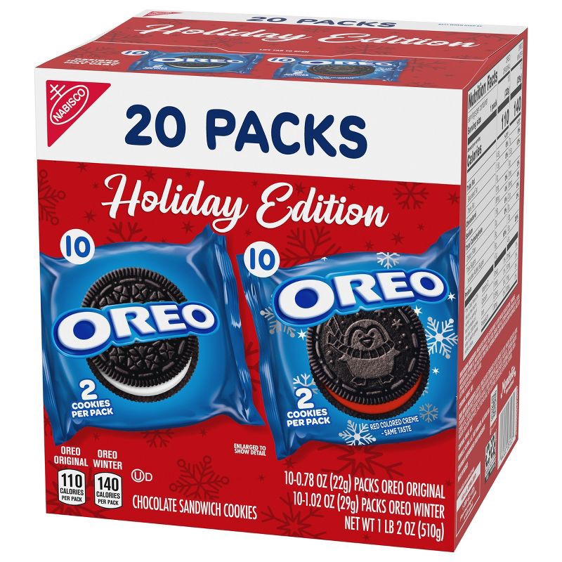 slide 9 of 13, Oreo Holiday Multipack - 18oz/20ct, 18 oz, 20 ct