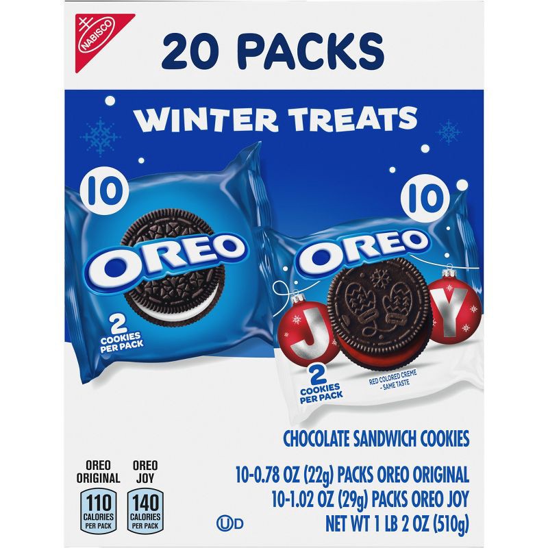 slide 11 of 14, Oreo Holiday Multipack Cookies - 18oz/20ct, 18 oz, 20 ct