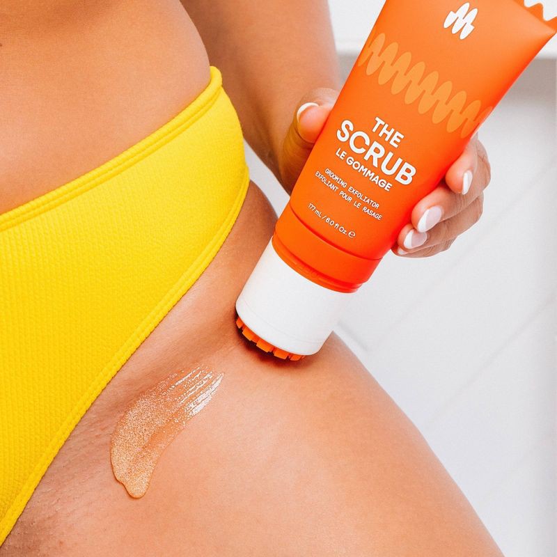 slide 8 of 10, Meridian The Scrub Pre-Trim Exfoliator for Bikini, Pubic & Underarm Areas Reduces Razor Bump & Ingrowns - 6.0 fl oz, 6 fl oz