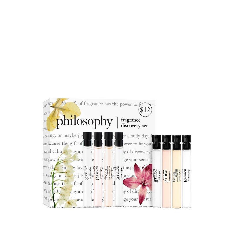 slide 1 of 4, philosophy Family Discovery Holiday Gift Set -1.5 ml/4pc -Ulta Beauty, 1.5 ml, 4 ct