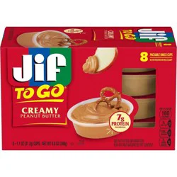 Jif To-Go Creamy Peanut Butter - 8.8oz/8ct