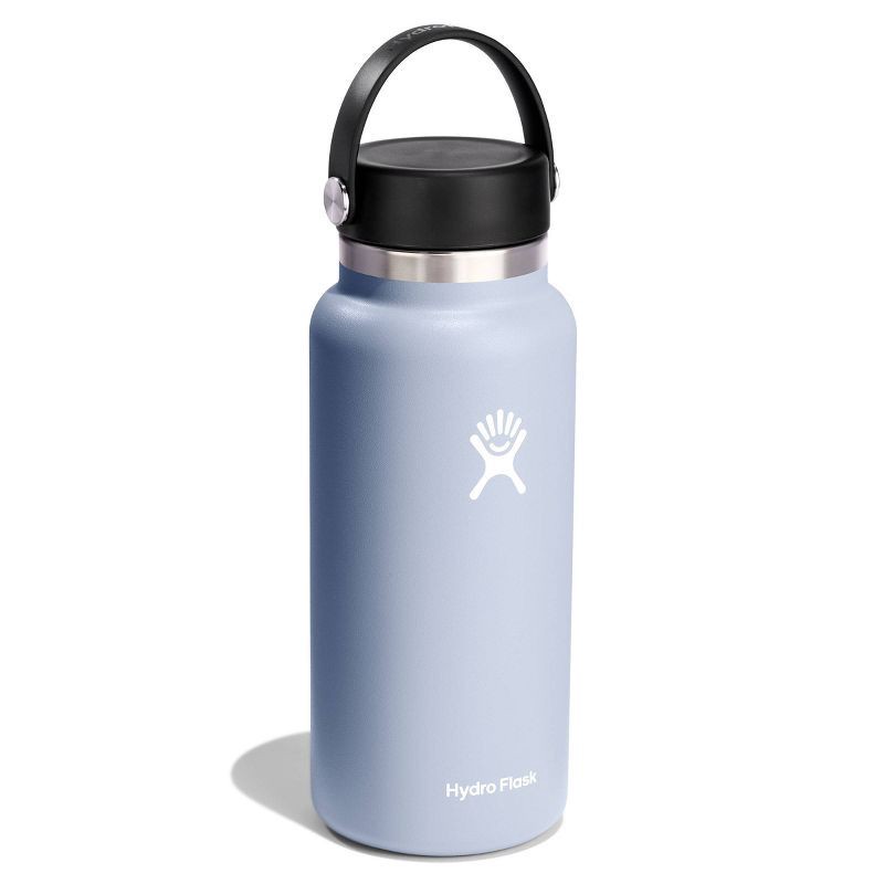 slide 2 of 3, Hydro Flask 32oz Wide Mouth Bottle - Surf: Vacuum-Insulated, BPA-Free, Leakproof, 32 oz