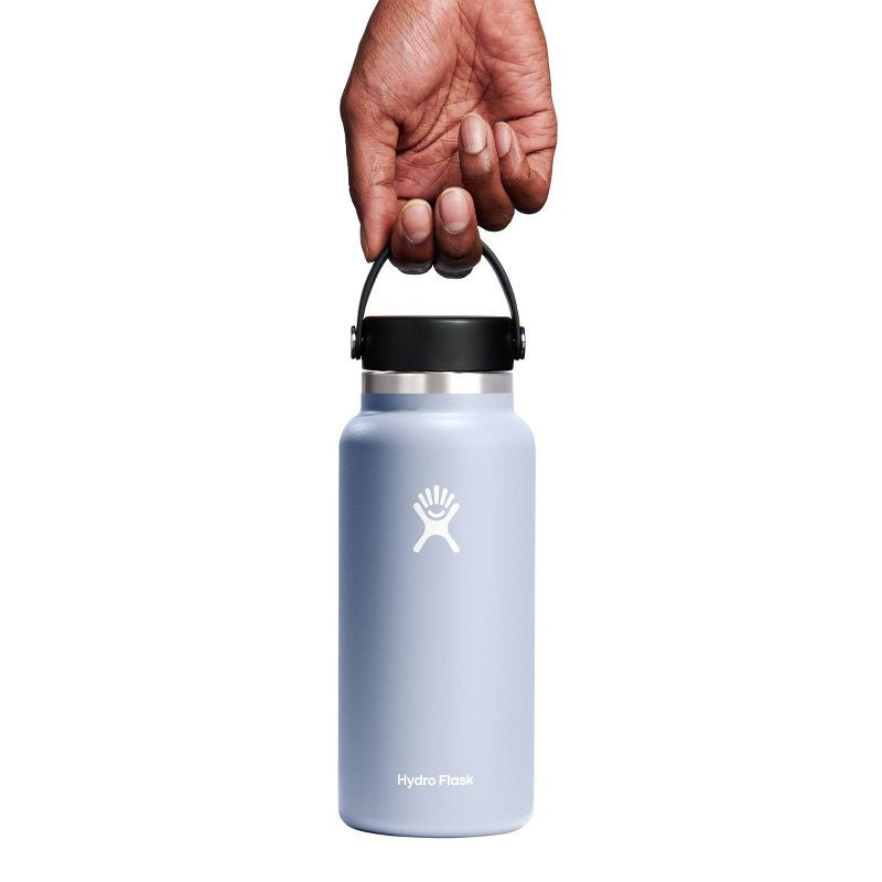 slide 3 of 3, Hydro Flask 32oz Wide Mouth Bottle - Surf: Vacuum-Insulated, BPA-Free, Leakproof, 32 oz