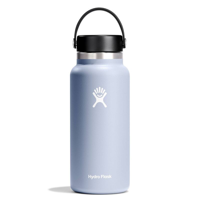 slide 1 of 3, Hydro Flask 32oz Wide Mouth Bottle - Surf: Vacuum-Insulated, BPA-Free, Leakproof, 32 oz