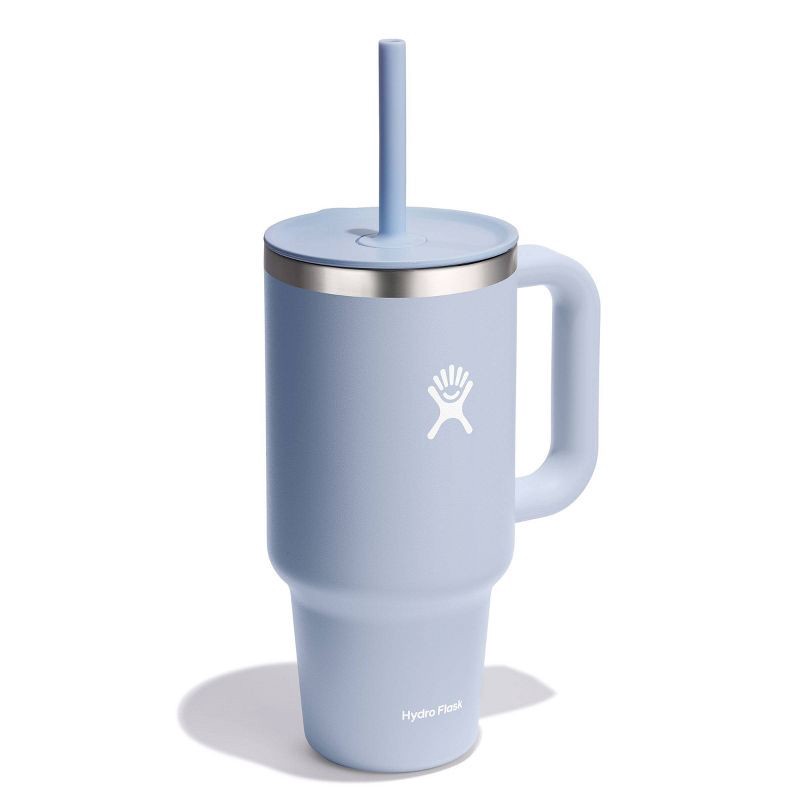 slide 2 of 5, Hydro Flask 32oz All Around Travel Straw Tumbler - Surf: Vacuum-Insulated, BPA-Free, 32 oz