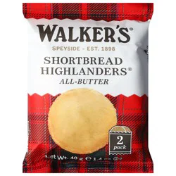 Walker's All-Butter Shortbread Highlanders - 2 ea