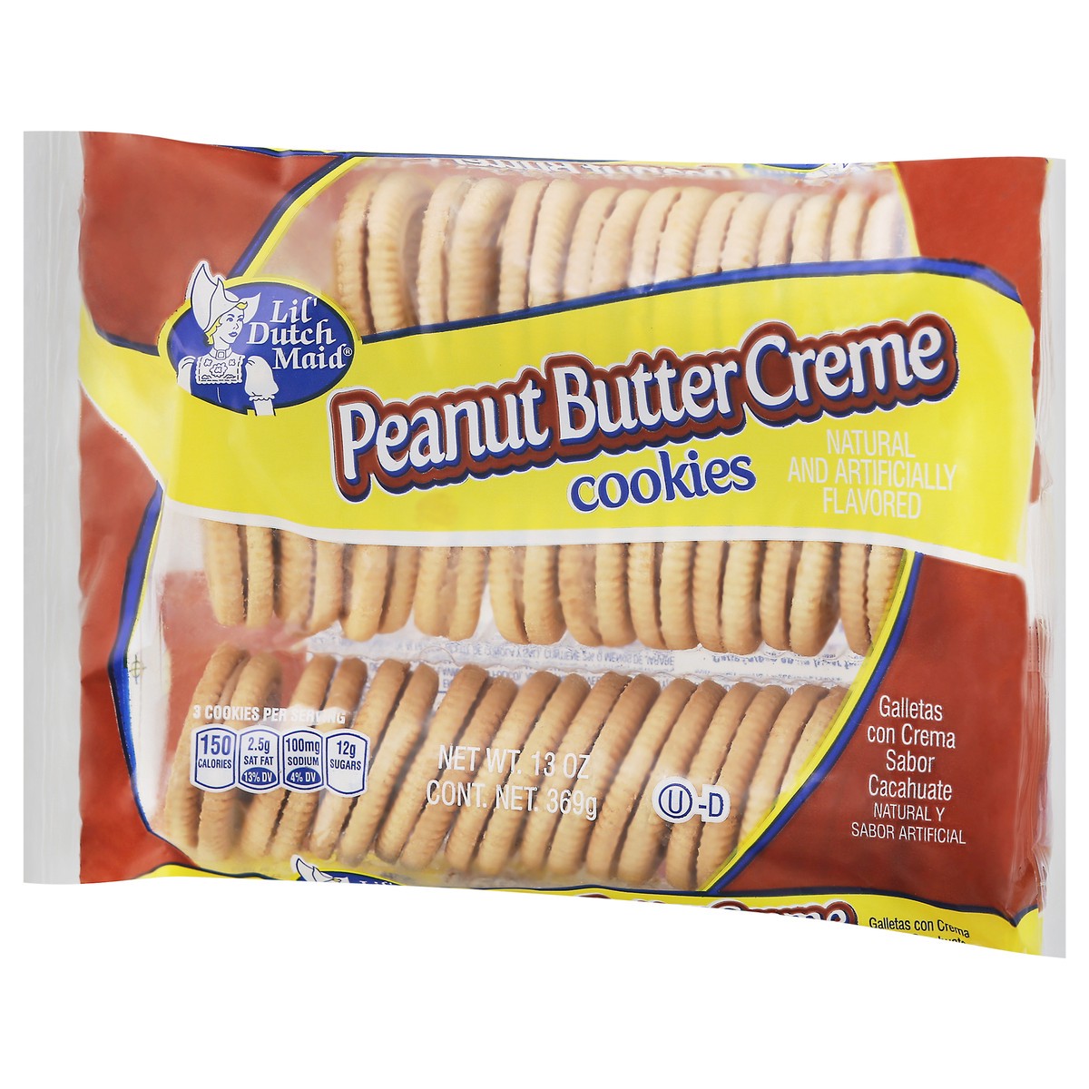 slide 9 of 12, Lil' Dutch Maid Lil Dutch Maid Peanut Butter Cookies, 13 oz