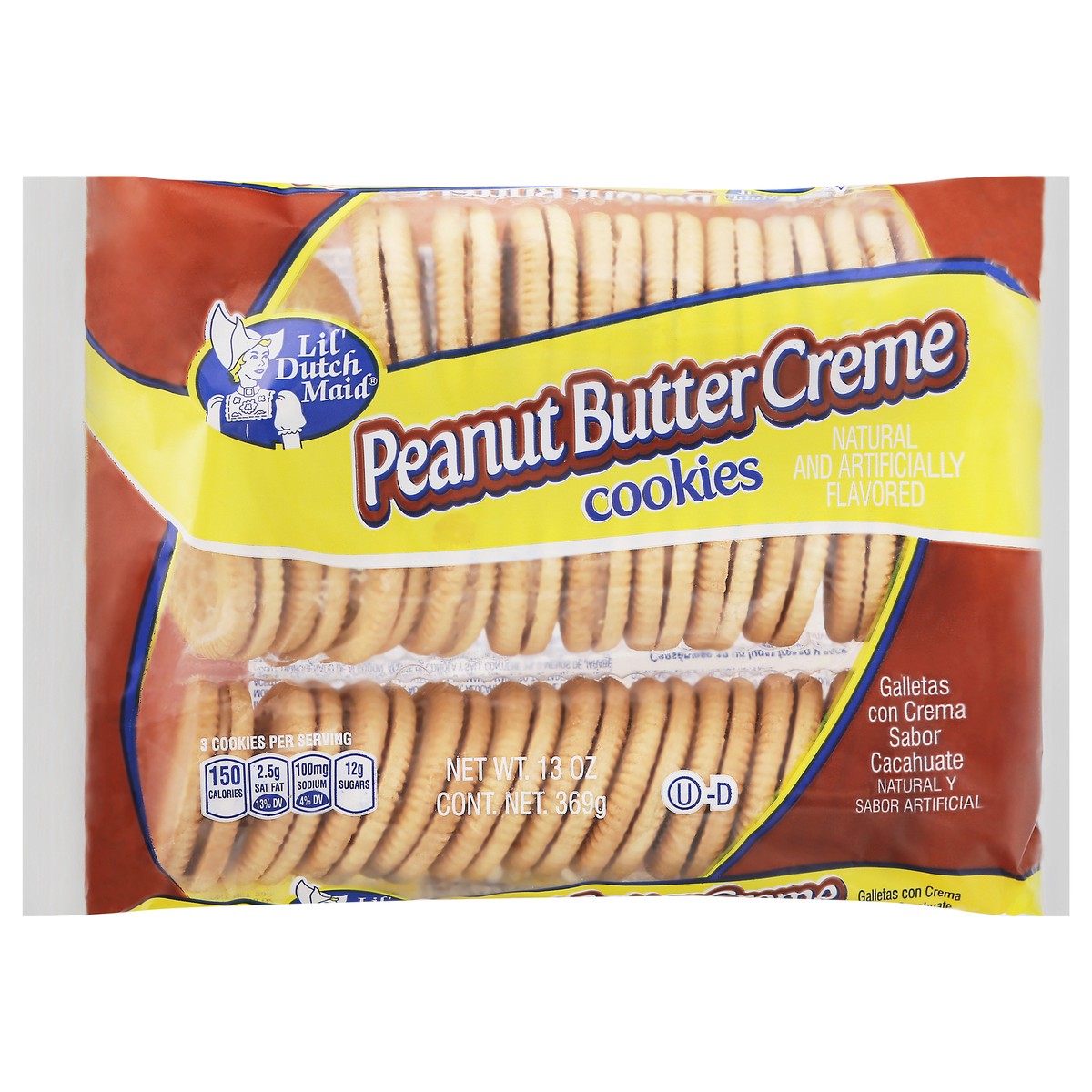 slide 1 of 12, Lil' Dutch Maid Lil Dutch Maid Peanut Butter Cookies, 13 oz