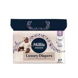 Millie Moon Luxury Disposable Diapers - Size 3 - 27ct
