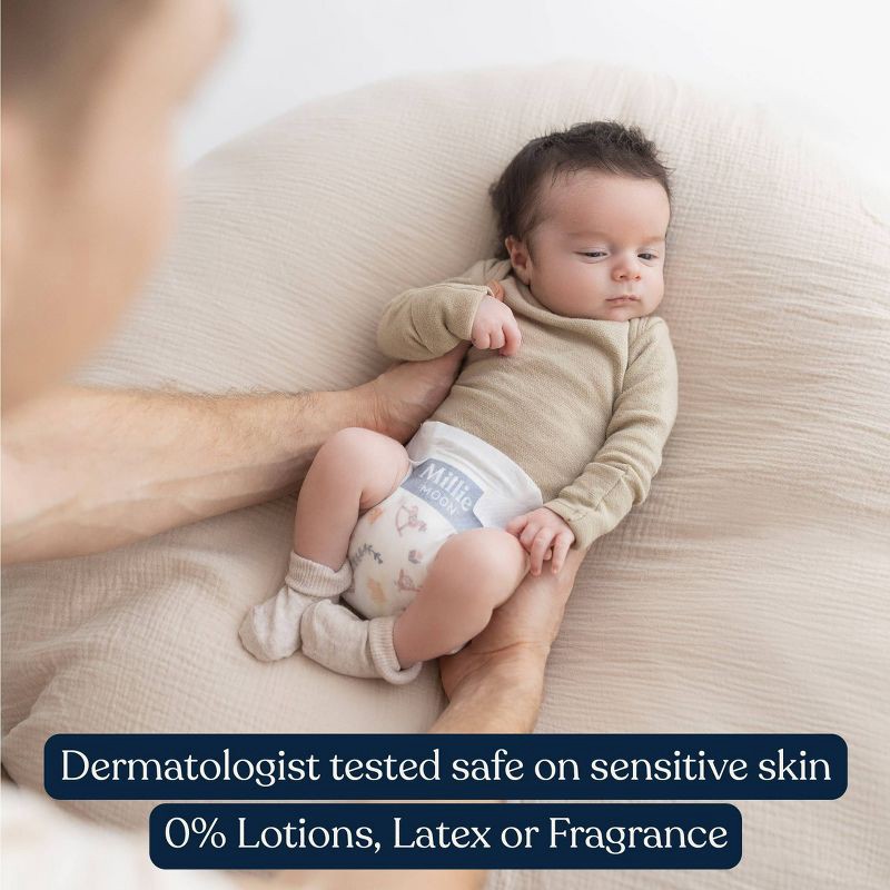 slide 3 of 10, Millie Moon Luxury Disposable Diapers - Size 0 - 30ct, 0 x 30 ct