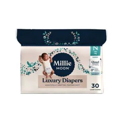 Millie Moon Luxury Disposable Diapers - Size 0 - 30ct